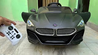 RC BMW Z8i Car Unboxing amp Testing  24GHz Radio Control Ride on Car  Shamshad Maker 🔥🔥 [upl. by Esilana]