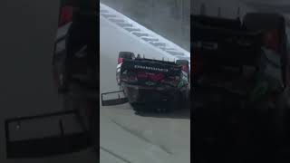 Corey LaJoies car FLIPS OVER 😲😳 [upl. by Chaker]