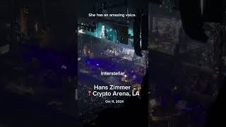 Interstellar Hans Zimmer concert 📍Crypto arena LA interstellar hanszimmer cryptoarena [upl. by Ivz]