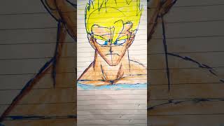 Goku real son G Drawing 👿 [upl. by Yenttirb]