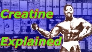 Creatine Explained  Bodybuilding Tips To Get Big [upl. by Naujak]