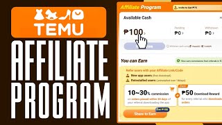 How To Make Money On Temu Affiliate Program In 2024 Temu Affiliate Tutorial [upl. by Nesahc865]