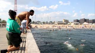 25 Jumping off the Pier at Coney Island [upl. by Xilef]