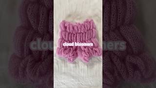 cloud bloomers made from mohair and silk yarn ☁️ handknitting knitting knitweardesign [upl. by Suolekcin]