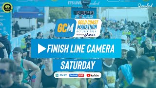 Saturday Finish Line  2024 Gold Coast Marathon presented by ASICS [upl. by Burta]