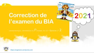 BIA et CAEA 2021 corrigé de la partie 2 P  aérodynamique aérostatique et Principes du vol [upl. by Kowalski]