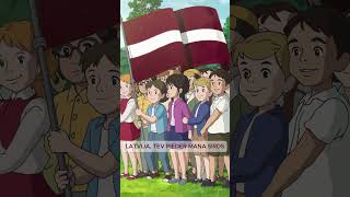 Latvija tev pieder mana sirds shorts Latvia shortslatvia [upl. by Nwahsauq585]