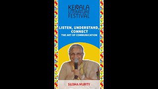 Listen Understand Connect the Art of Communication  ft Sudha Murthy  Dc Books  KLF [upl. by Jamel]