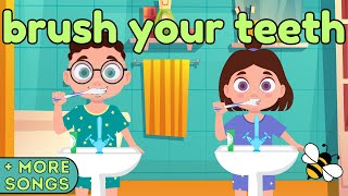 Brush Your Teeth Kids Song Collection  Dental Hygiene For Kids [upl. by Sancho157]