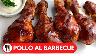 POLLO EN SALSA BBQ AL HORNO  RECETA JUGOSA Y RIQUISIMA [upl. by Gnet]