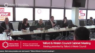 Telford amp Wrekin Cabinet Meeting  Thursday 15 December 2022 [upl. by Fayina549]