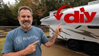 HOW TO Replace RV Camper Awning Fabric  DIY  Step By Step [upl. by Myrtle]