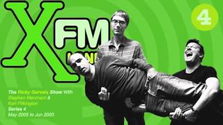 XFM The Ricky Gervais Show Series 4 Episode 3  She whips her knickers off [upl. by Cartan]