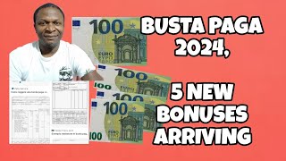 BUSTA PAGA 2024 FIVE NEW BONUSES ARRIVING [upl. by Argile]