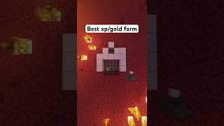 Best xpgold farm in Minecraft minecraft shorts [upl. by Ynnus]