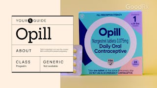 Opill How It Works How to Take It and Side Effects  GoodRx [upl. by Paterson]