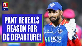 Rishabh Pant Breaks Silence on Delhi Capitals Exit Ahead of IPL 2025 Mega Auction [upl. by Shevlo582]