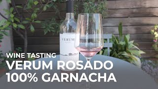 Spanish Wine Tasting  Verum Rosado  100 Garnacha from La Mancha [upl. by Asir]