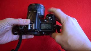 How to change Aperture  Fstop on Nikon D7200 [upl. by Aitnuahs900]