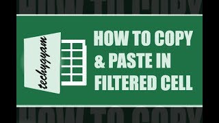 How to copy and paste filtered data using FILL option in excel [upl. by Gaylord]