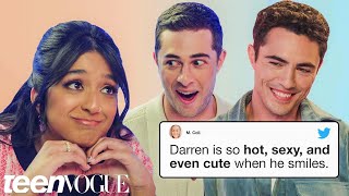 Never Have I Ever Cast Compete in a Compliment Battle  Teen Vogue [upl. by Merril]