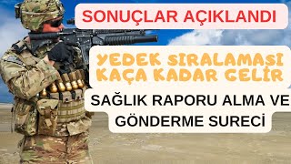 JANDARMA UZMAN ERBAŞ YEDEK SIRALAMASI KAÇA KADAR GELİR  SAĞLIK RAPORU SÜRECİ NASIL İLERLİYOR [upl. by Attelahs]