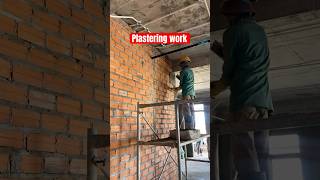 Plastering work masonary finishing decoration interiordecor plaster brickwork construction [upl. by Hemminger]