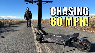 Worlds Fastest Production Escooter Claims 80 MPH Top Speed EMOVE Roadster Speed Test [upl. by Noinatrad]