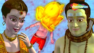 Ganesh Chaturthi Special  बाल गणेश जन्म की कहानी  Bal Ganesh Ki Kahaniya In 3D Part 62 [upl. by Waxler]