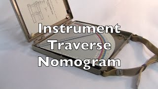 Instrument Traverse Nomogram номограмма инструментального хода Review  HowTo [upl. by Pinter958]