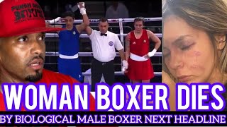 SAD NEWS “Olympian Woman Boxer DIED After Sustaining Concussion Against Trans Woman Boxer” NEXT [upl. by Assilram]