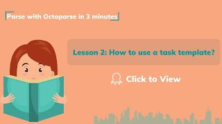 How to use a task template Parse with Octoparse in 3 minutes [upl. by Neillij579]