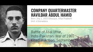 Param Vir Chakra Company Quarter Master Havildar Abdul Hamid [upl. by Danielson]