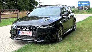 2015 Audi RS6 Facelift 560hp  DRIVE amp SOUND 60FPS [upl. by Nwahsed]