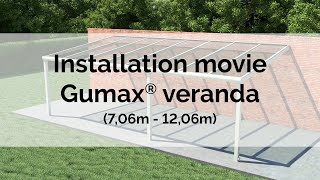 Building a Gumax® connected Veranda  Installation instruction [upl. by Ailedua]