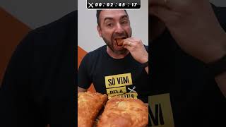 Ninguém NUNCA comeu essa PIZZA FRITA de 1KG 👹 shorts [upl. by Ria]