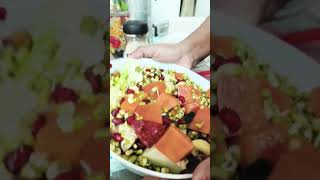 Fruit salad with coriander food paneersabjirecipe [upl. by Morehouse]