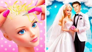 Von der Armen Puppe zur Braut Barbie  MakeOver mit Gadgets von TikTok [upl. by Nielsen]