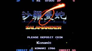 Salamander Arcade  BGM 10 Game Over  Crystal Forever [upl. by Abita969]