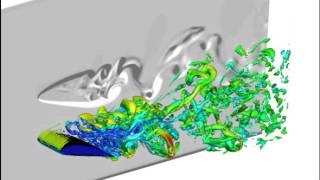 LES of NACA0012 using highorder multiblock immersed boundary method [upl. by Esinwahs]