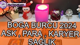 BOĞA ❄️ YÜKSELEN ❄️ BOĞA BURCU 2024 AŞK  PARA  KARYER  SAĞLIK TAROT AÇILIMI burçyorumları [upl. by Hsital]