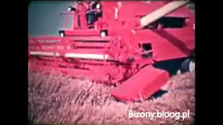 Film PRL kombajn instrukcja fabryki maszyn żniwnych dla FMŻ BIZON Gigant cz 1 [upl. by Klecka]