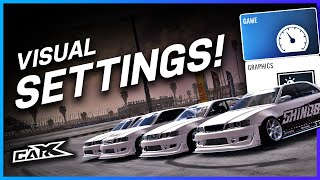 Visual Settings for Console amp Low Power PCs  Car X Drift Racing Online [upl. by Analle941]