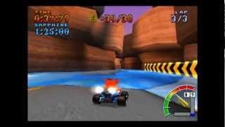 Dingo Canyon  Platinum Relic  Crash Team Racing  101 Playthrough Part 49 [upl. by Lekcar]