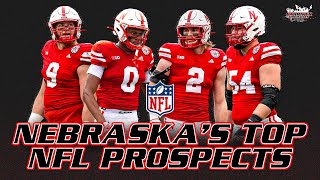 Nebraska Footballs 4 MOST DRAFTABLE PLAYERS for 2025 [upl. by Hild671]