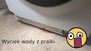 Pralka hotpointAriston wyciek wody naprawa cz1 [upl. by Malia538]