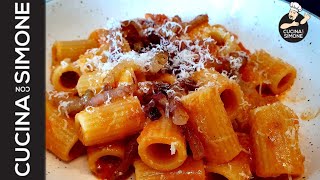 Pasta allAmatriciana  Ricetta depositata dal comune di Amatrice😱 [upl. by Katt409]