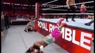 Kofi Kingston OMG Royal Rumble Match 2019 save [upl. by Arramat]