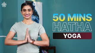 50 Mins Hatha Yoga at Home  Yoga For Beginners  Yoga At Home  Yoga Practice  cultofficial [upl. by Annauqaj]