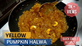 Yellow Pumpkin Halwa Recipe in Tamil  பரங்கிக்காய் அல்வா [upl. by Ause824]